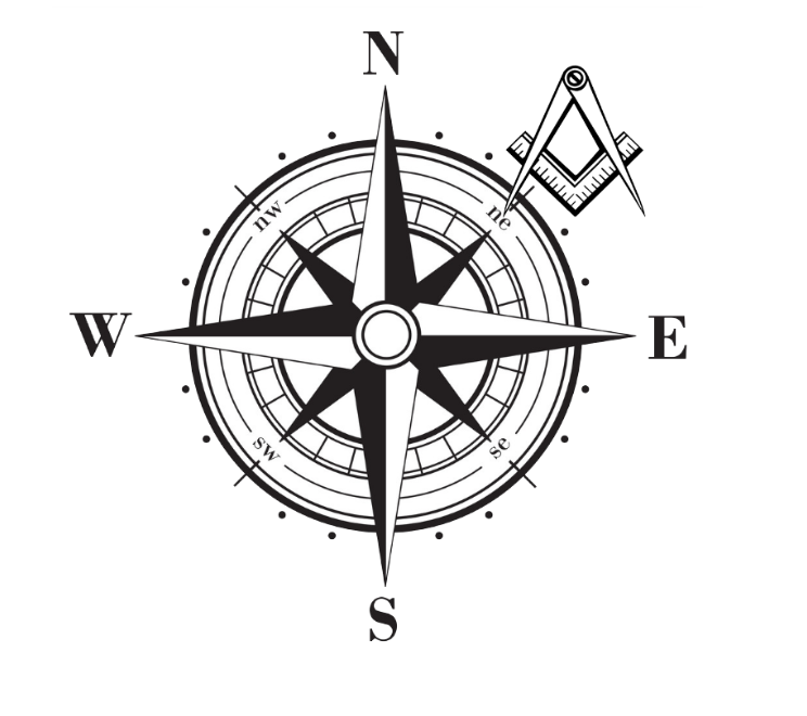 A compass with different symbols
AI-generated content may be incorrect.
